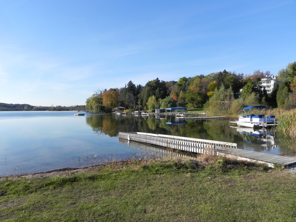 Deer Lake in Independence Township MIchigan Oakland County Lakefront